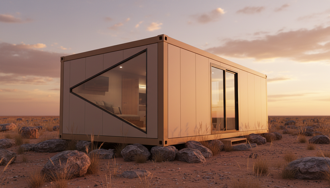 EX-LIVING Wohncontainer Wüstensand