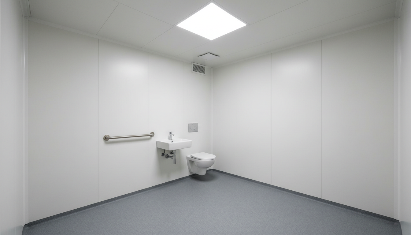 EX-SANITARY Innenansicht – WC-Kabine