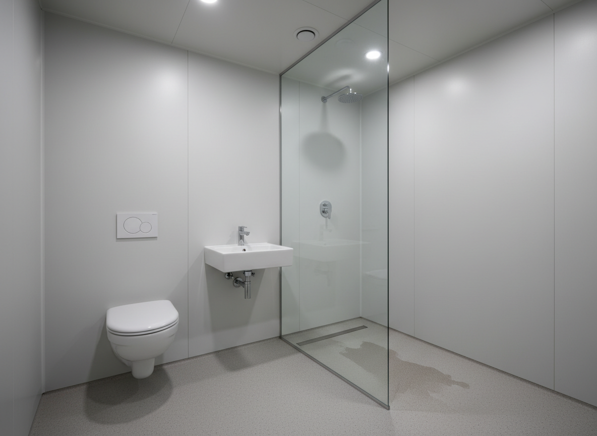 EX-SANITARY Innenansicht – WC-Dusch-Kombination