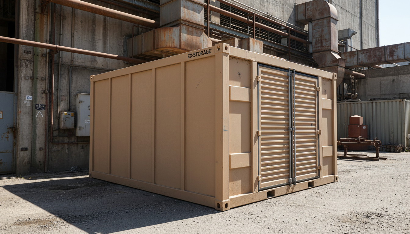 EX-STORAGE Container im Industrieumfeld