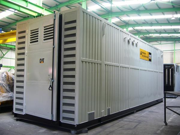 Technischer Generatorcontainer