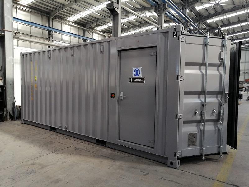 Generator Container Außenansicht