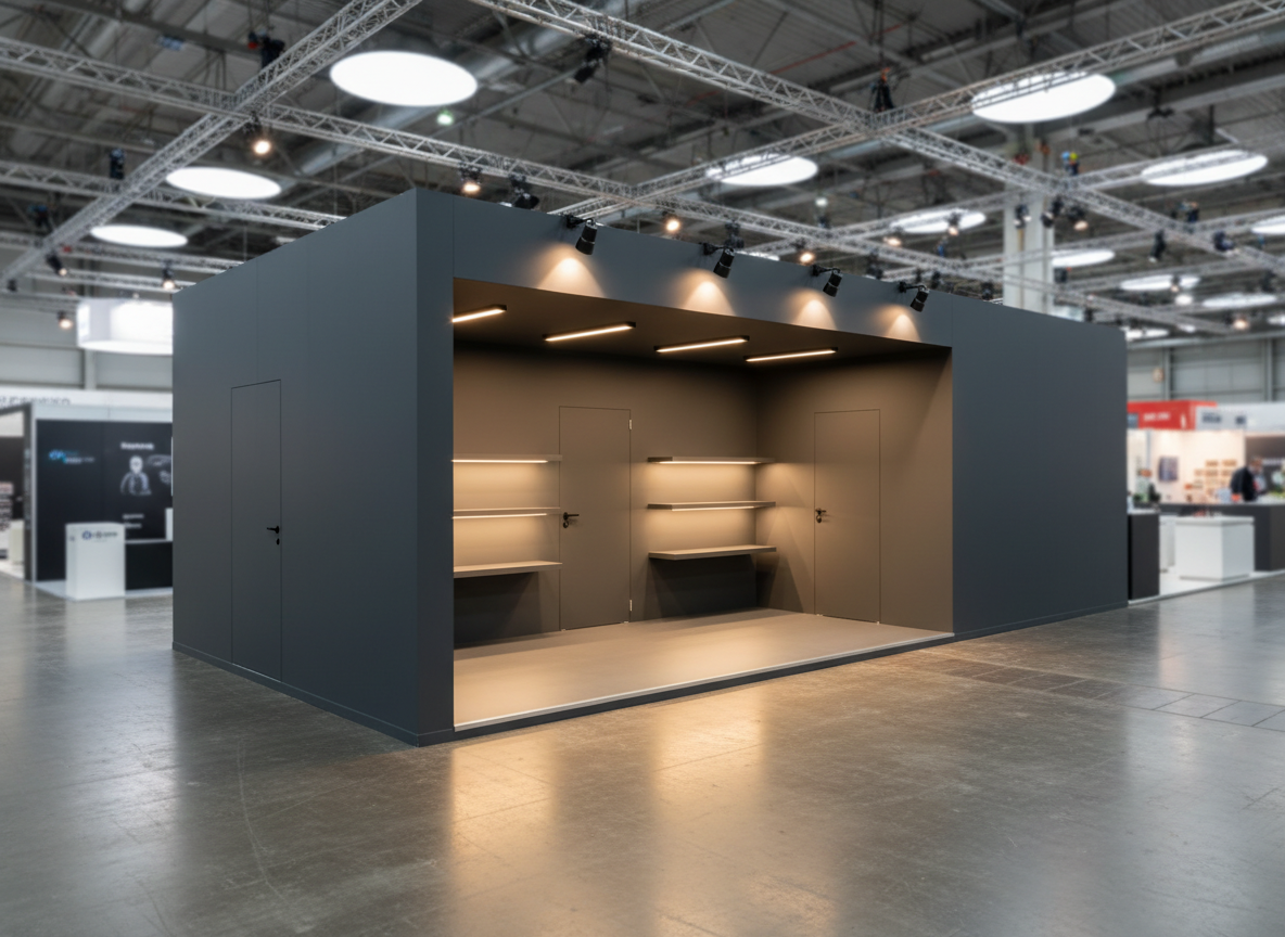 EX-RETAIL Container auf einer Messe