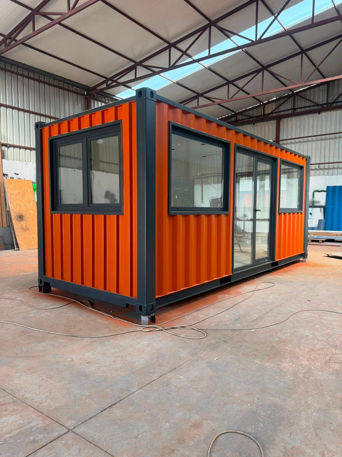Verkaufscontainer | Showroom Modul 6 m | Glasfront | Seecontainer | EX-RS20